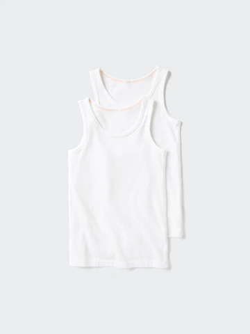 Uniqlo Хлопковый топ на рубашечной подкладке (набор из 2, с принтом) купить с доставкой.