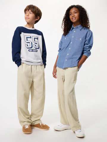 Широкие льняные брюки