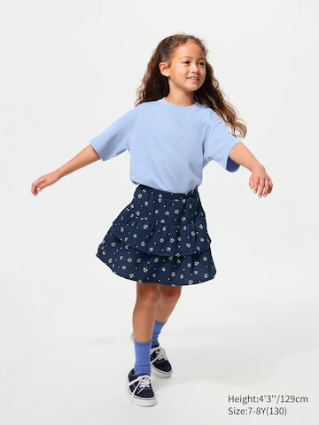 Юбка-шорты из джерси (цветочный узор)