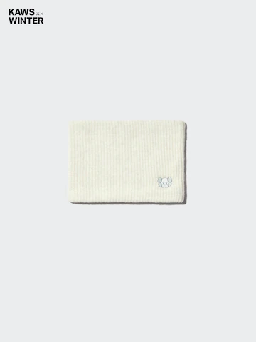 Uniqlo Шарф из SOUFFLé YARN KNIT для шеи KAWS WINTER HEATTECH