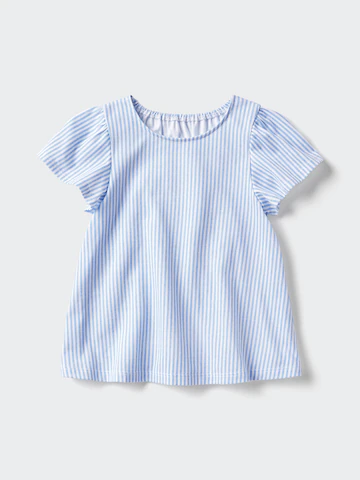Uniqlo Футболка с круглым вырезом AIRISM COTTON (FLARE)