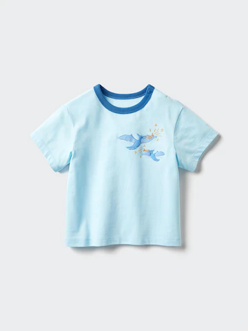 Uniqlo Футболка с круглым вырезом AIRISM из хлопка (в полоску) купить с доставкой.