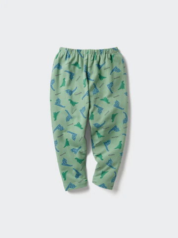 Детские леггинсы с принтом и свободным кроем