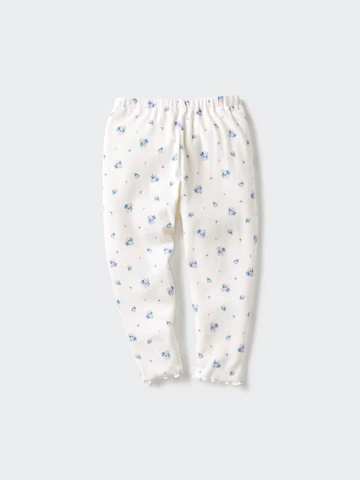 Uniqlo Удобные леггинсы (ребристые, с принтом)