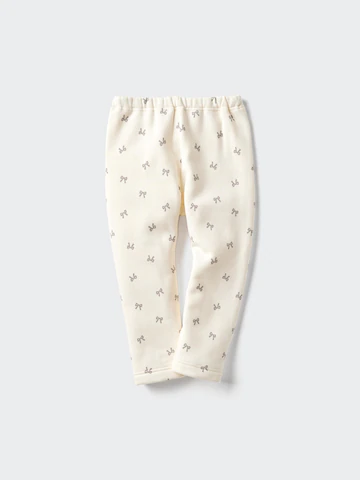 Uniqlo Детские флисовые леггинсы (с принтом)