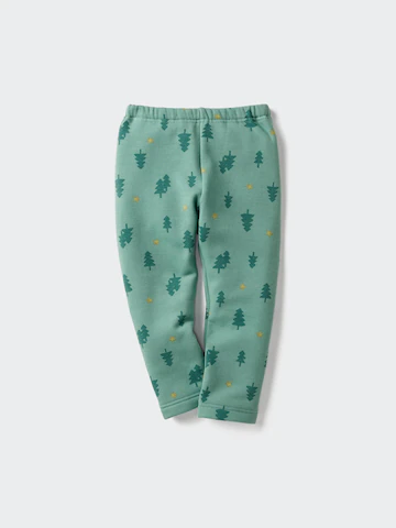 Uniqlo Детские флисовые леггинсы (с принтом)