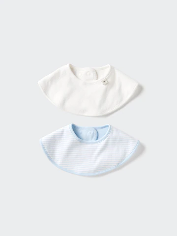 Uniqlo Набор слюнявчиков для новорожденных (2 штуки)