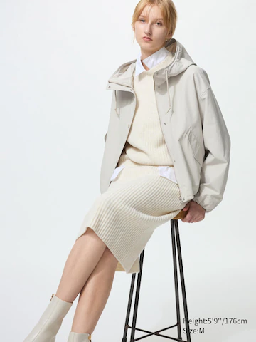 Хлопковая куртка короткого покроя из смесовой ткани- Заказать в России