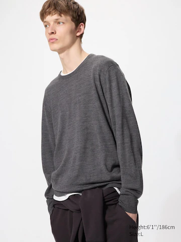 Свитер с V-образным вырезом из 100% мериносовой шерсти- Заказать в России