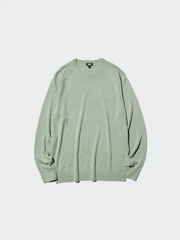 Джемпер с круглым вырезом из 100% мериносовой шерсти