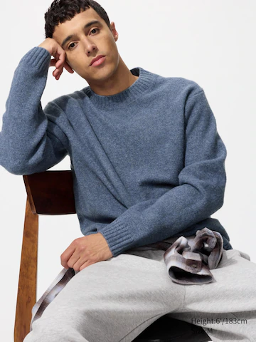 Джемпер с круглым вырезом из пряжи SOUFFLé