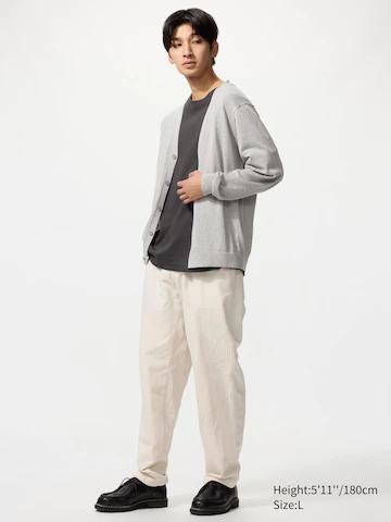 Льняные брюки свободного кроя