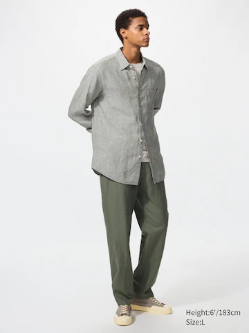 Льняные брюки свободного кроя- Заказать в России