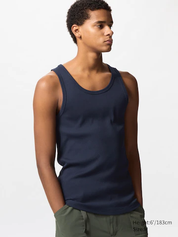 Майка из ребристого материала DRY