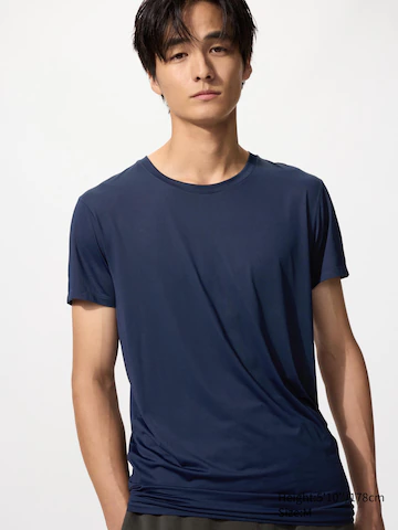 Uniqlo Футболка с круглым вырезом AIRISM купить с доставкой.