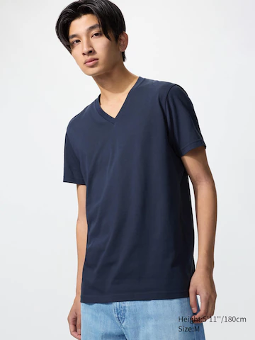 Uniqlo Футболка с V-образным вырезом DRY