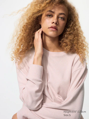 Мягкая вязаная микрофлисовая футболка с круглым вырезом- Заказать в России