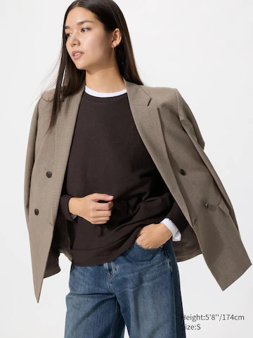 Мягкая вязаная микрофлисовая футболка с круглым вырезом