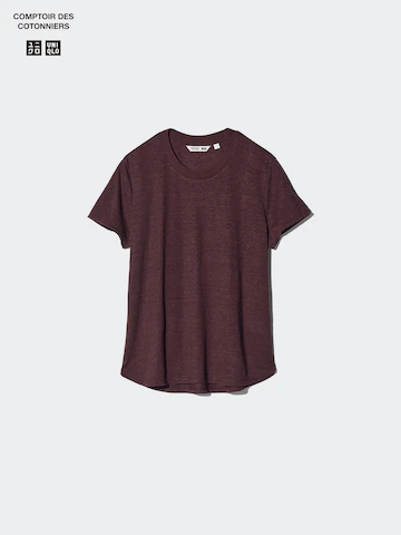 Футболка с круглым вырезом из 100% льна