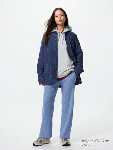 Строчковые брюки из стёртого трикотажа