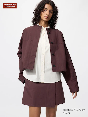 Uniqlo Хлопковая мини-юбка