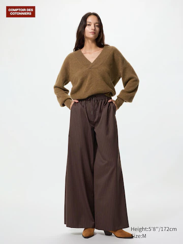 Uniqlo Широкие шерстяные брюки