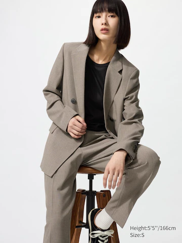 Умные брюки до щиколотки (в клетку)- Заказать в России