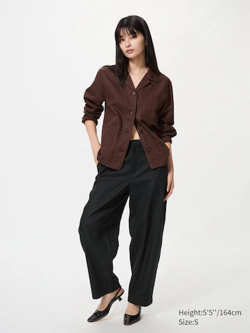 Льняные брюки суженые из хлопка- Заказать в России