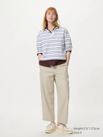 Льняные брюки суженые из хлопка- Заказать в России