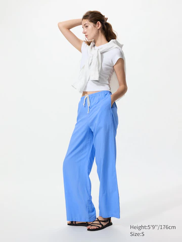 Льняные брюки свободного кроя (длинные)- Заказать в России