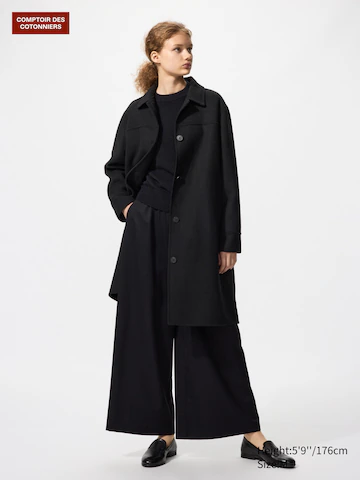 Uniqlo Пальто двухстороннее до колена