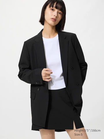 Uniqlo Пиджак с двубортной застежкой купить с доставкой.