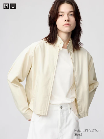 Куртка-бомбер из хлопкового смесового материала