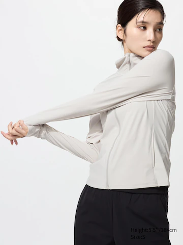 Uniqlo Толстовка с капюшоном на молнии ULTRA STRETCH AIRISM с защитой от уф-лучей