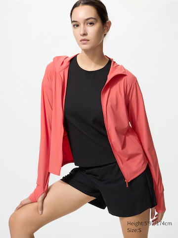 Uniqlo Толстовка с капюшоном на молнии ULTRA STRETCH AIRISM с защитой от уф-лучей купить с доставкой.