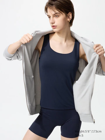 Майка-топ без рукавов airism