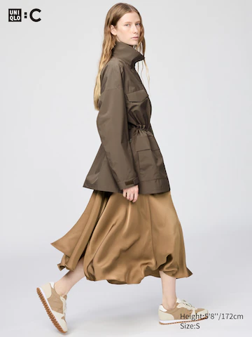 Uniqlo Юбка макси из атласа