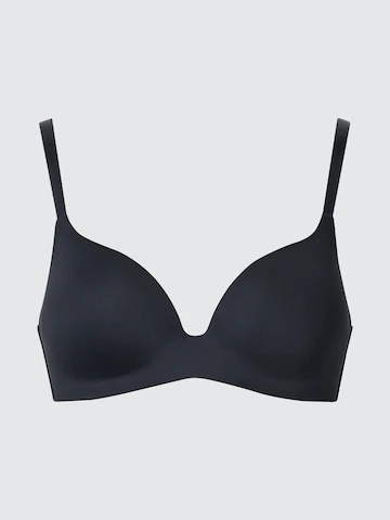 Беспроводной бюстгальтер (3D фиксация) - черный- Заказать в России