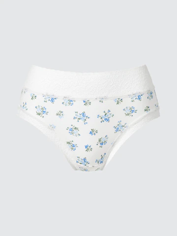 Трусы (высокая посадка, цветочные)- Заказать в России