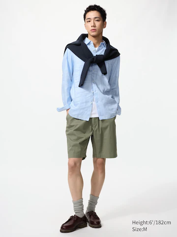 Шорты easy stretch цвета оливковый- Заказать в России