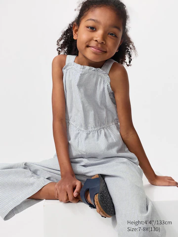 Uniqlo Комбинезон из льна (в полоску) купить с доставкой.