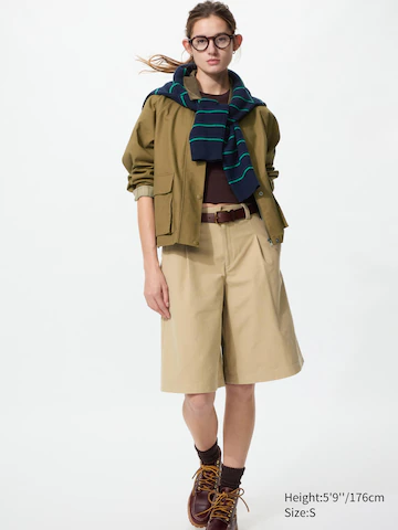 Шорты из джерси с плиссировкой