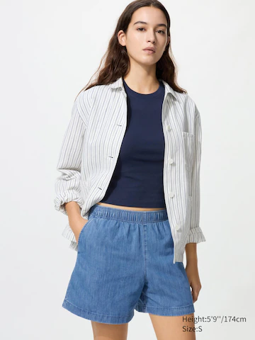 Джинсовые шорты из хлопка (cotton easy)- Заказать в России