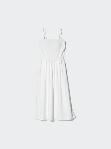 Платье-сарафан с бретелями и вшитым бюстгальтером airism cotton- Заказать в России