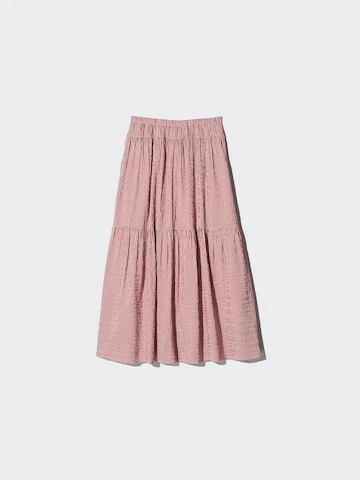 Uniqlo Юбка макси в клетку с объемными тире купить с доставкой.