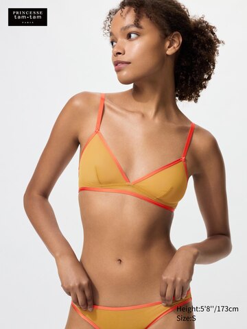 Беспроводной бюстгальтер (сетка, цветовая блокировка)