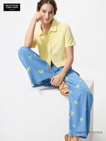 Uniqlo Брюки из рэйона (с принтом) купить с доставкой.