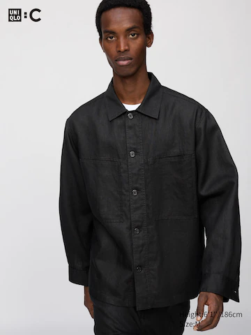 Рубашка-жакет из 100% премиального льна