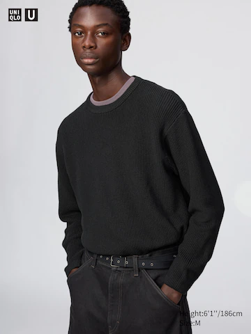 Uniqlo Джемпер с круглым вырезом купить с доставкой.