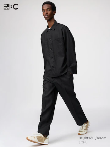 Широкие брюки из 100% премиального льна